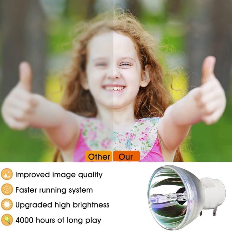 Feyugayea BL-FP240G/SP. 7AZ01GC01 Projector Lamp Bulb Replacement for Optoma HD143X HD243X HD144X HD270E HD27BE HD27E WU334 WU335 WU336 WU337 DH350 EH334 EH335 HD39darbee - Image 3